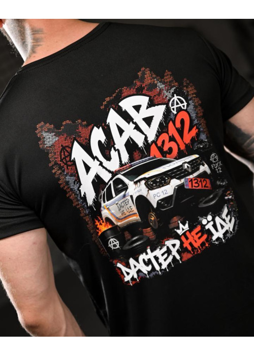 Тактична футболка SELION ACAB black 