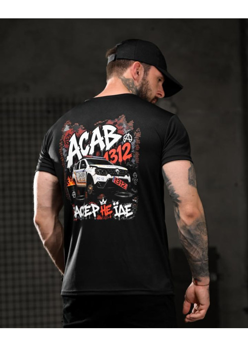Тактична футболка SELION ACAB black 