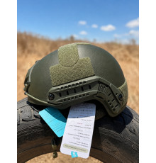 Кевларовий шолом FAST NIJ IIIA 1 клас захисту Olive із сертифікатом якості