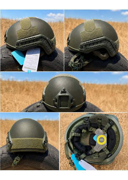 Кевларовий шолом FAST NIJ IIIA 1 клас захисту Olive із сертифікатом якості