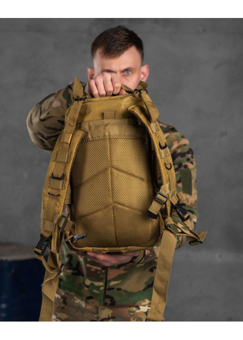 Штурмовий тактичний рюкзак indestructible кайот 