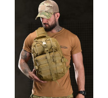 Тактична сумка нагрудна 20л Silver Knight cayot ВМ6242
