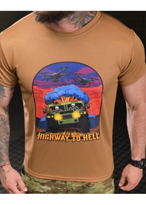 Тактична футболка BORN OF WAR highway coyot ВТ4748