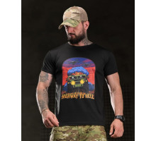 Тактична футболка BORN OF WAR highway black ВТ4749