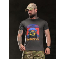 Тактична футболка BORN OF WAR highway grey ВТ4750