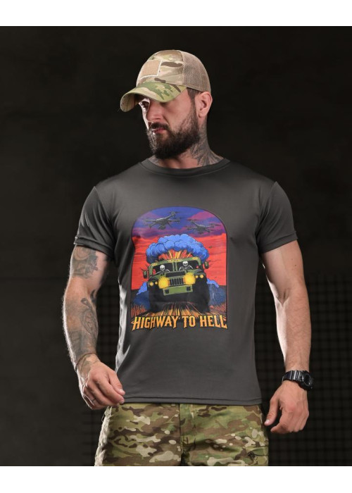 Тактична футболка BORN OF WAR highway grey ВТ4750