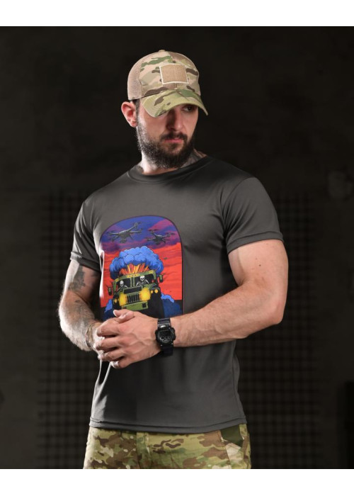 Тактична футболка BORN OF WAR highway grey ВТ4750