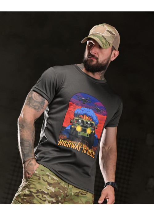 Тактична футболка BORN OF WAR highway grey ВТ4750