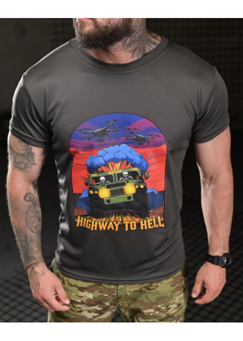 Тактична футболка BORN OF WAR highway grey ВТ4750