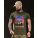 Тактична футболка BORN OF WAR highway oliva
