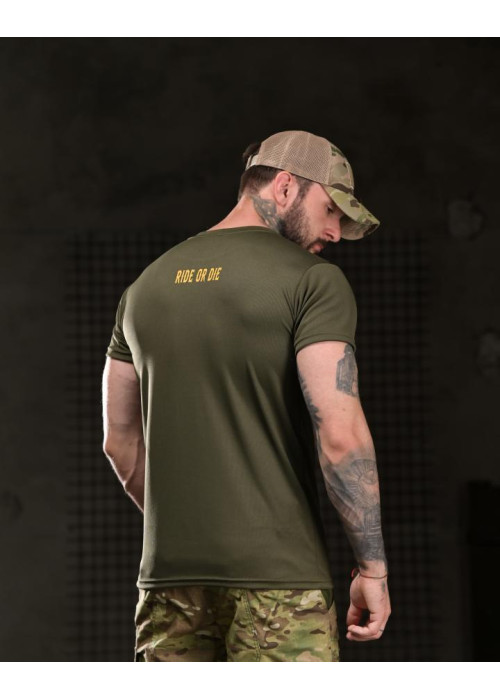 Тактична футболка BORN OF WAR highway oliva