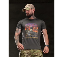 Тактична футболка BORN OF WAR I’m back grey ВТ4752