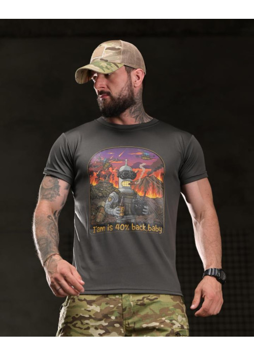 Тактична футболка BORN OF WAR I’m back grey