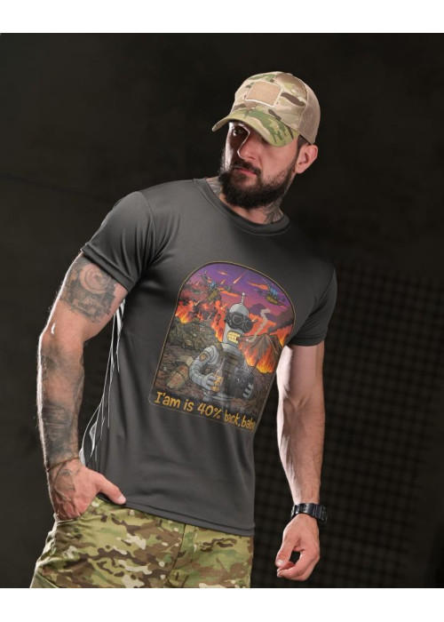 Тактична футболка BORN OF WAR I’m back grey