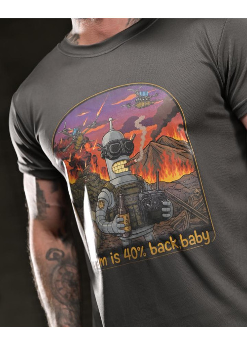 Тактична футболка BORN OF WAR I’m back grey