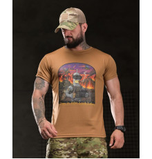 Тактична футболка BORN OF WAR I’m back coyot