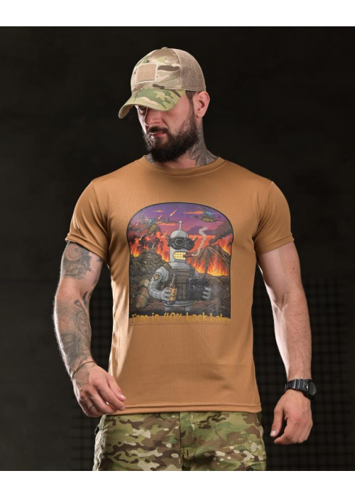 Тактична футболка BORN OF WAR I’m back coyot ВТ4753