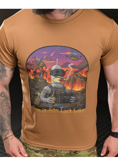 Тактична футболка BORN OF WAR I’m back coyot ВТ4753