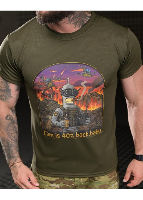 Тактична футболка BORN OF WAR I’m back oliva ВТ4754