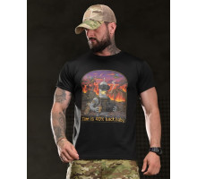 Тактична футболка BORN OF WAR I’m back black ВТ4755