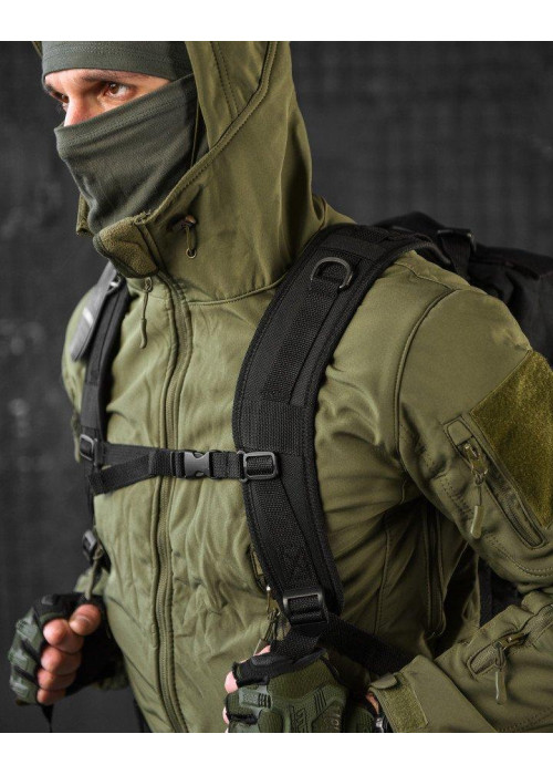 Штурмовий рюкзак US Laser Cut Assault Black 47L ВТ4144