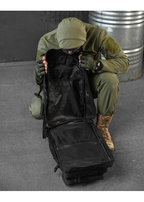 Штурмовий рюкзак US Laser Cut Assault Black 47L ВТ4144
