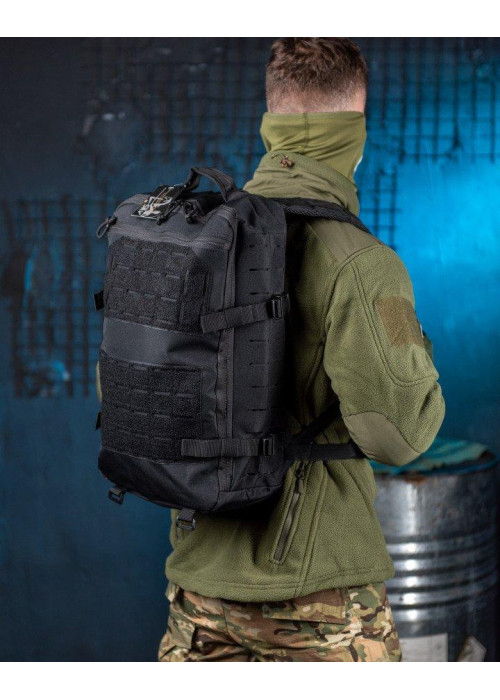 Тактичний рюкзак 36 л Silver Knight black ВТ7634
