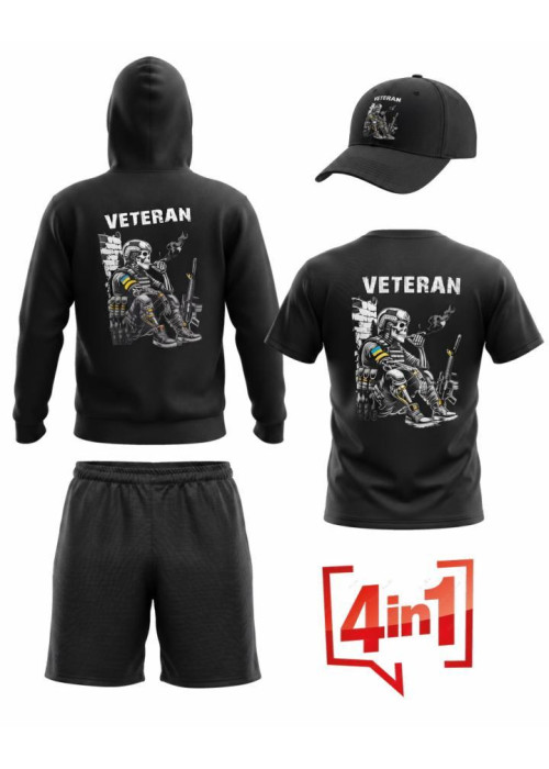 Комплект 4в1 Veteran black ВТ5358