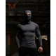 Тактичний лонгслів з балаклавою MANTIS® Phantom LS Combat Shirt - Wolf Grey