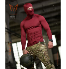 Тактичний лонгслів з балаклавою MANTIS® Phantom LS Combat Shirt - Maroon