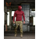 Тактичний лонгслів з балаклавою MANTIS® Phantom LS Combat Shirt - Maroon