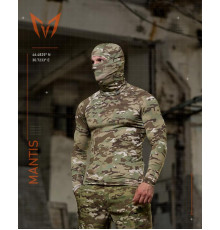 Тактичний лонгслів з балаклавою MANTIS® Phantom LS Combat Shirt - Multicam