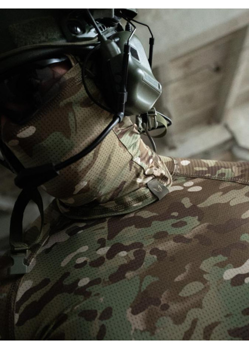 Тактичний лонгслів з балаклавою MANTIS® Phantom LS Combat Shirt - Multicam