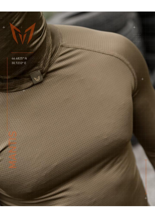 Тактичний лонгслів з балаклавою MANTIS® Phantom LS Combat Shirt - Olive