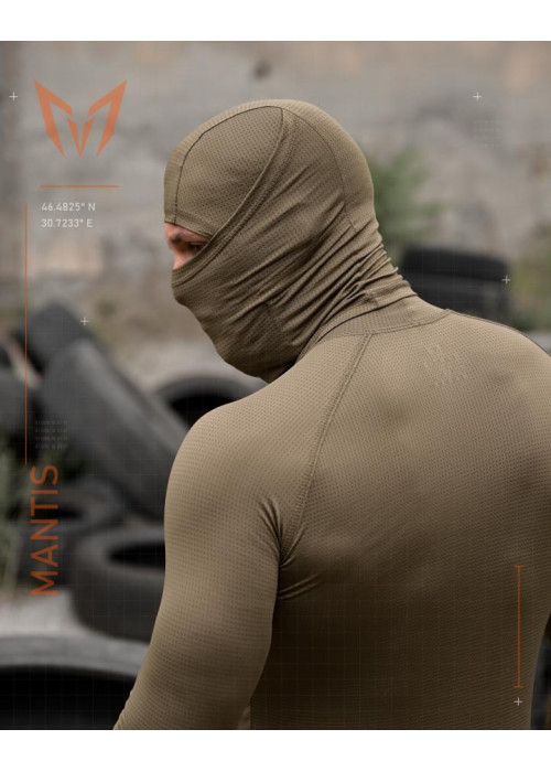 Тактичний лонгслів з балаклавою MANTIS® Phantom LS Combat Shirt - Olive