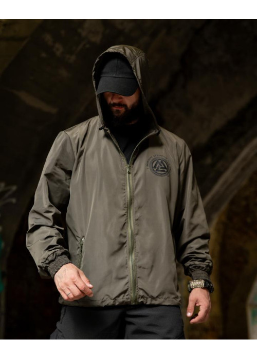 Вітровка в стилі мілітарі BORN OF WAR Viking олива