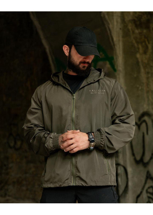 Вітровка в стилі мілітарі BORN OF WAR ghost олива ВТ5443