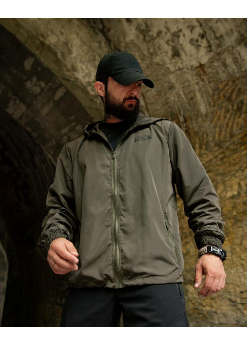Вітровка в стилі мілітарі BORN OF WAR para bellum олива ВТ5445