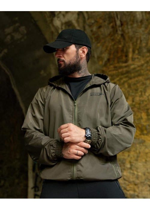 Вітровка в стилі мілітарі BORN OF WAR para bellum олива ВТ5445