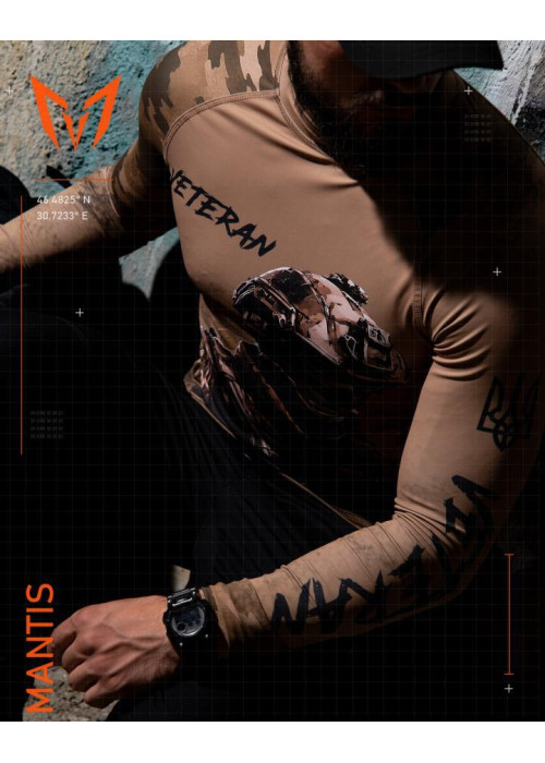 Тактичний рашгард MANTIS® Veteran LS — Coyote