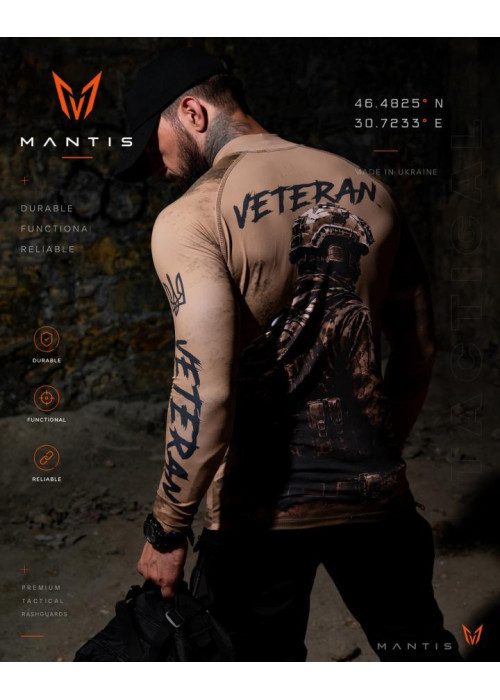 Тактичний рашгард MANTIS® Veteran LS — Coyote