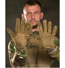 Тактичні рукавички Mechanic coyot ВТ4726