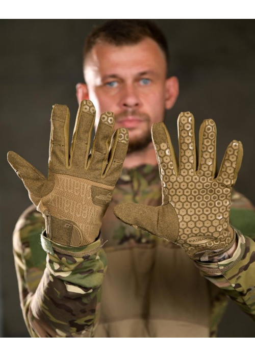 Тактичні рукавички Mechanic coyot ВТ4726