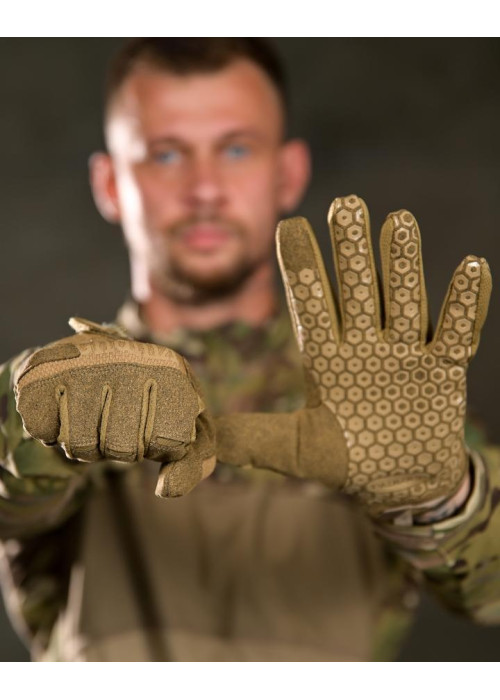 Тактичні рукавички Mechanic coyot ВТ4726