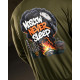 Мілітарі худі TRENASH Never sleep олива ВТ4745
