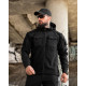 Тактична флісова куртка combo black 