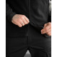 Тактична флісова куртка combo black 