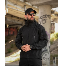 Тактична куртка Softshell ELEMENT black 