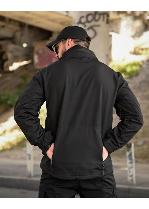 Тактична куртка Softshell ELEMENT black