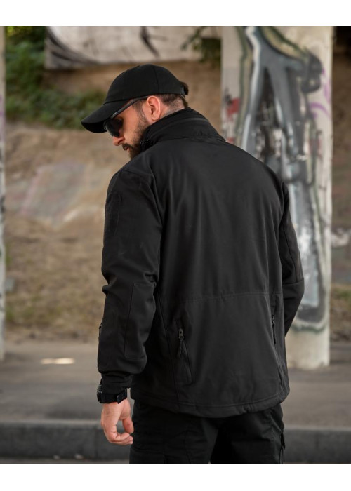 Тактична куртка Softshell ELEMENT black
